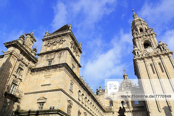 Europa  Kathedrale  UNESCO-Welterbe  Galicien  Santiago de Compostela  Spanien