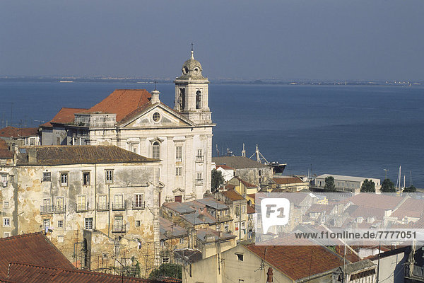 Aussichtspunkt Ansicht Alfama