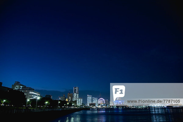 Night view in Yokohama