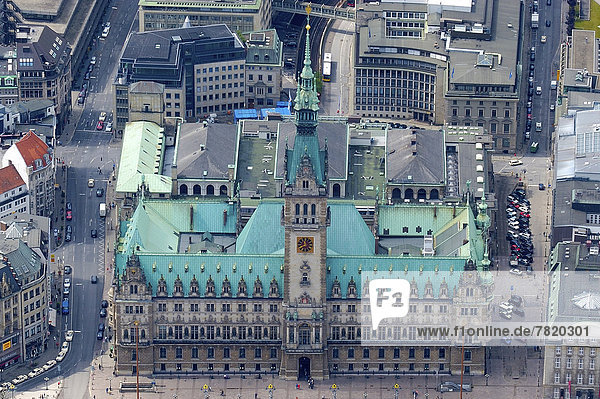 Aerial view  town hall