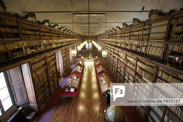Italy  Lombardy  Pavia  the university library                                                                                                                                                      