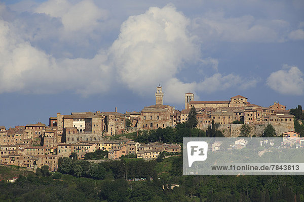 Townscape of Montepulciano  from the west