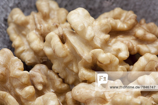 Walnut kernels  close up