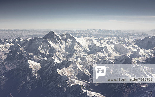 Luftaufnahme des Himalaya
