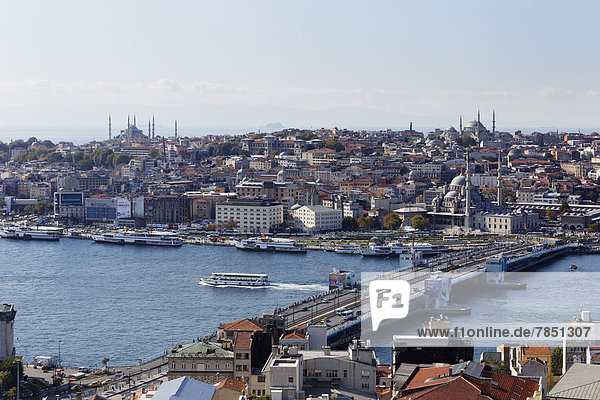 Türkei  Istanbul  Blick vom Galata Tower