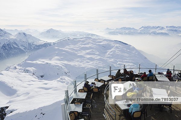 Brevant restaurant  Chamonix  Haute-Savoie  French Alps  France  Europe