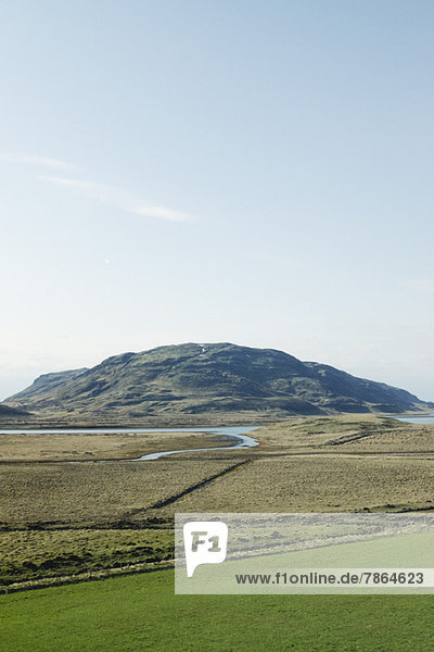 Panorama von der Kirche Skalholt Island
