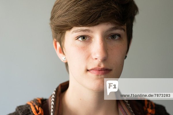 Portrait  braunhaarig  Student  jung  Studioaufnahme  Niederlande  Philosophie  Tilburg  Universität