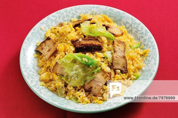 Reis  Reiskorn  fettgebraten