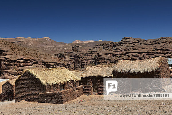 Typisches Dorf nahe San Antonio de Lipez  Anden  Bolivien