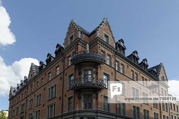 Corner house on Goetgatan  Swedish for Goth Street