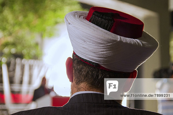 Kopfbedeckung  sunnitischer Geistlicher  Mufti