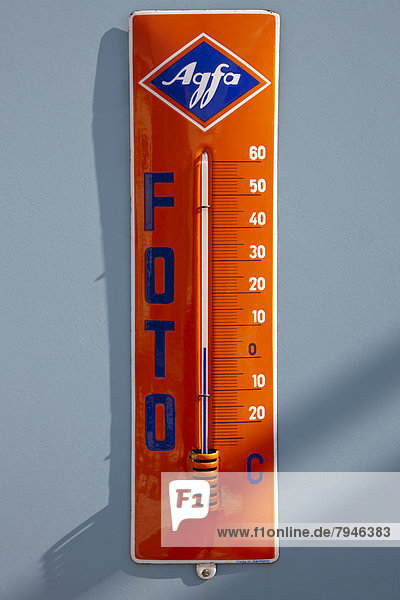 Altes Thermometer von Agfa Foto