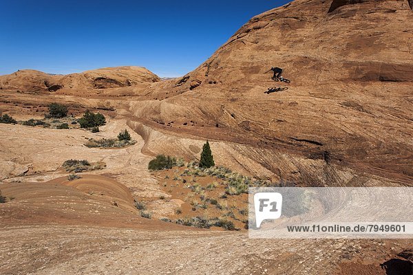 nahe  Berg  fahren  Slickrock Trail  Moab  Utah
