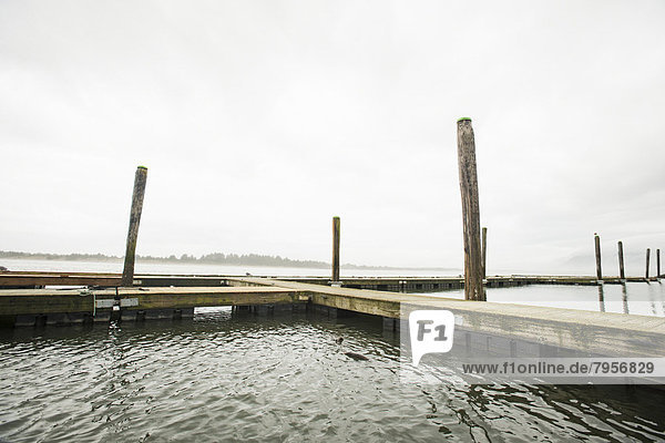 Wooden jetty