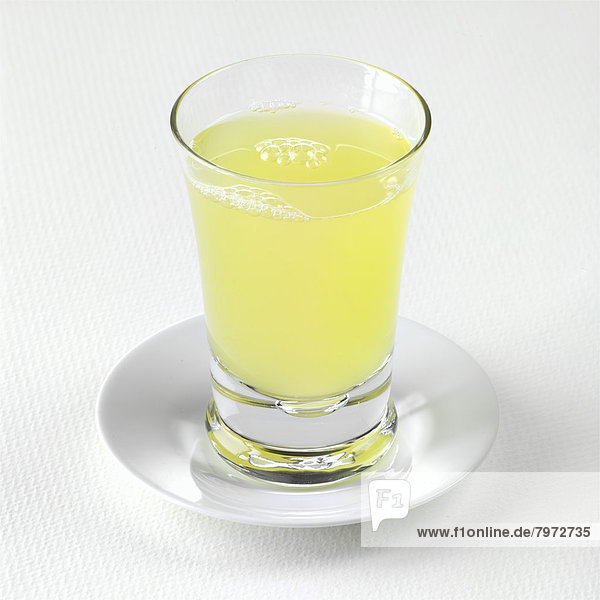 Glas Saft Ananas