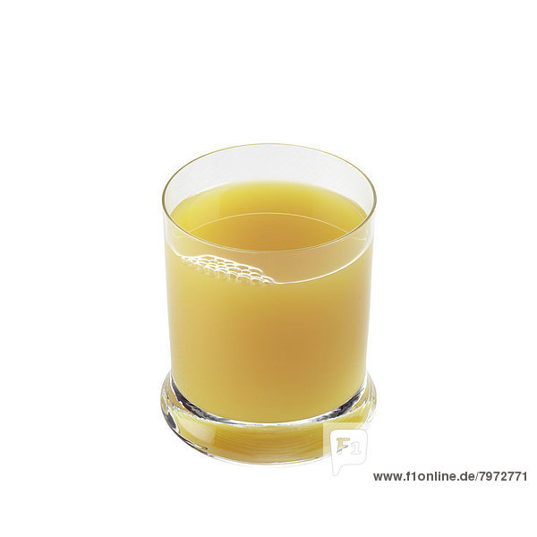 Glas Saft Mango