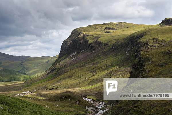 Großbritannien  Schottland  Blick auf die Berge des Northern Highlands