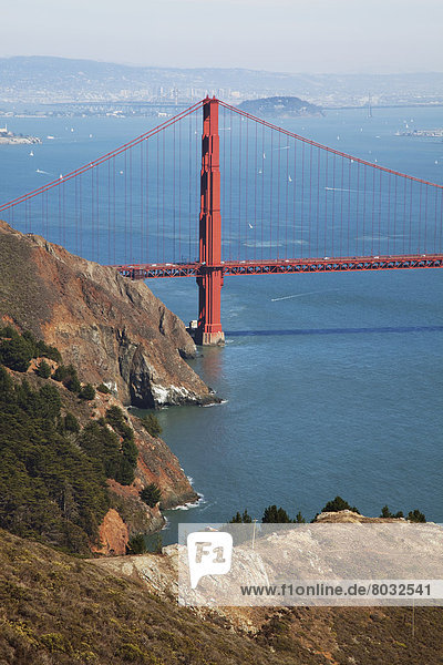 Habicht Hügel Kalifornien Golden Gate Bridge San Francisco