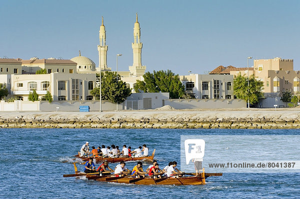 Rowing boat contest  Ras Al Khaimah  United Arab Emirates