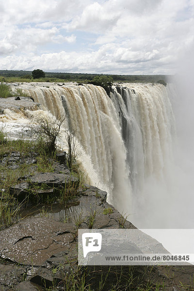 Waterfall  Victoria Falls  Zambia