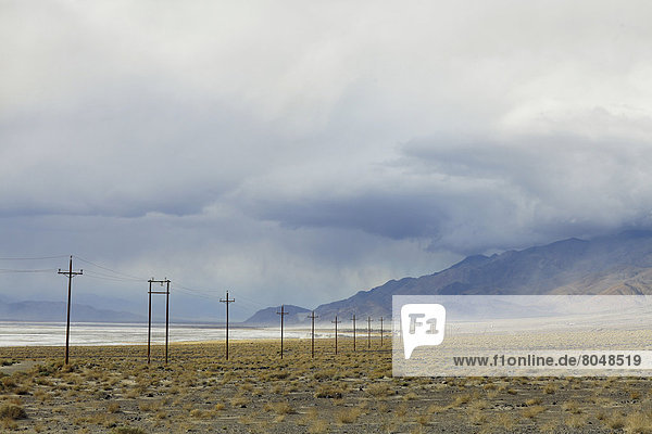 Vereinigte Staaten von Amerika USA Ansicht Death Valley Nationalpark Richtung Kalifornien