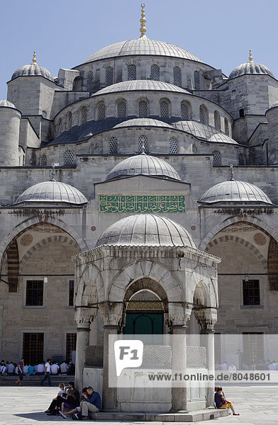 Turkey  Istanbul  Blue Mosque  Sultanahmet
