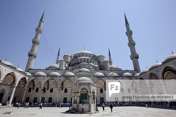 Turkey  Istanbul  Blue Mosque  Sultanahmet