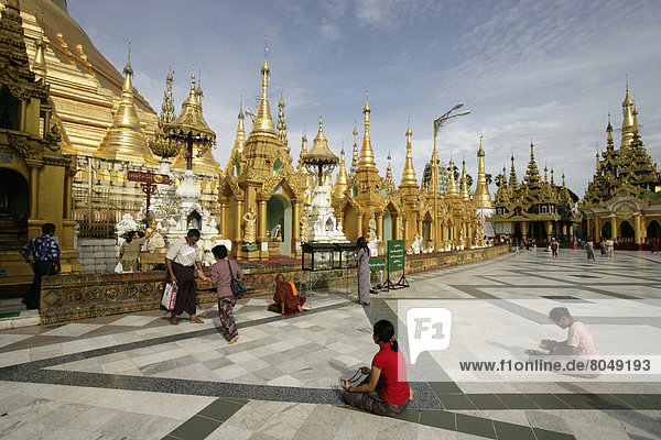 Shewdagon Pagoda  Rangoon  Burma/Myanmar