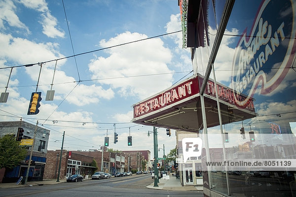Arcade Restaurant exterior  Memphis  Tennessee  USA