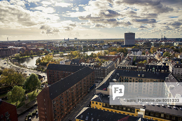 View of city and river  Copenhagen  Denmark