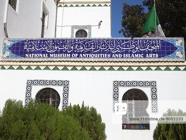 Algier  Hauptstadt  Antiquität  Kunst  Museum  Islam  Algerien
