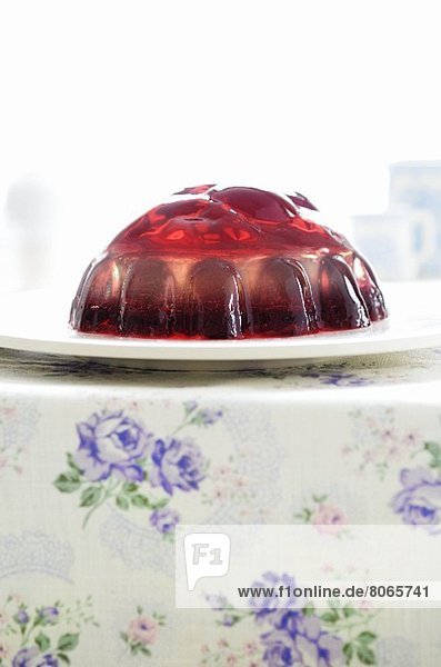 Wackelpudding auf Teller