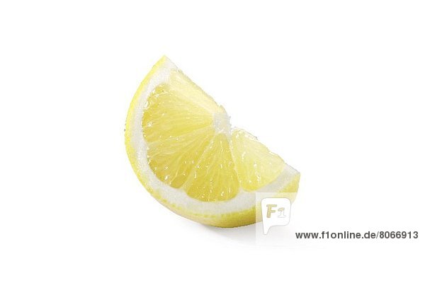 A wedge of lemon