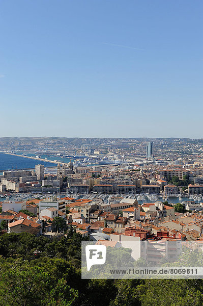 über Ansicht Basilika Marseille