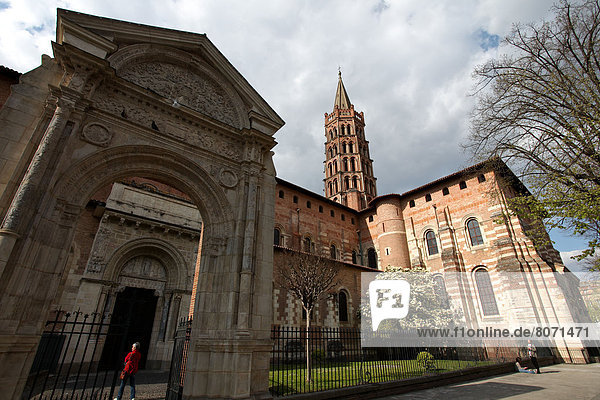Ende  Kirche  Heiligtum  bauen  zeigen  Basilika  Anfang  Jahrhundert  Erinnerung  Wallfahrt  Romanik  Toulouse  Weg  Westen