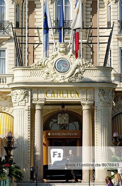 Eingang Hotel Cote d Azur Cannes
