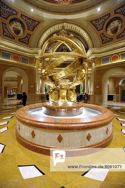 Springbrunnen  Oculus  Ochsenauge  5-Sterne-Luxushotel The Venetian Casino
