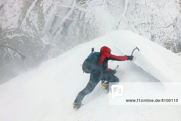 Frankreich  Europa  Eis  Französische Alpen  Chamonix  klettern  Haute-Savoie