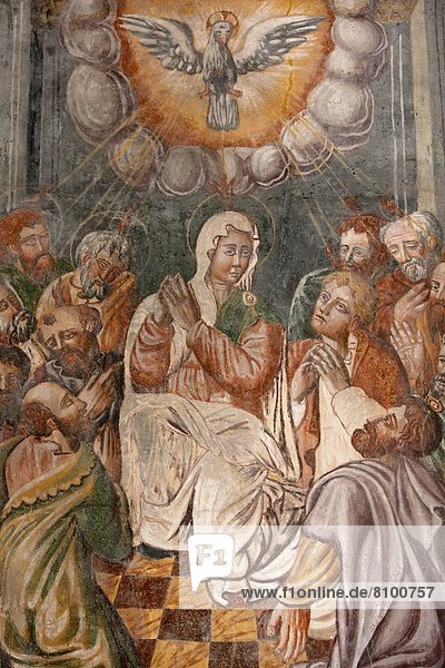 Europa  Kathedrale  Jungfrau Maria  Madonna  Freske  Italien  Lecce  Otranto