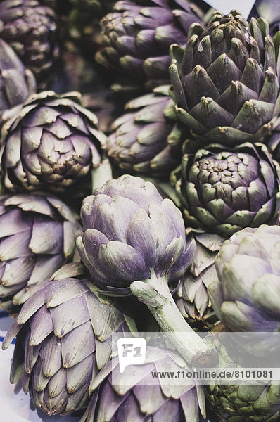 Full Frame Shot Of Fresh Artichokes