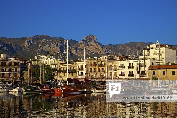 Kyrenia Harbour  Kyrenia  North Cyprus  Cyprus  Mediterranean  Europe