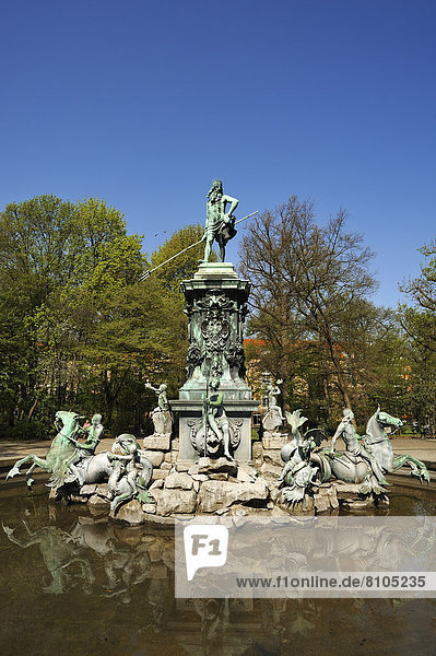 Neptunbrunnen  Stadtpark Nürnberg