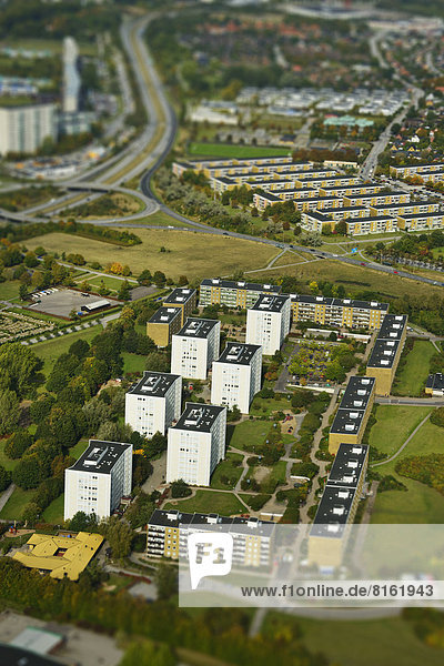 Aerial view of Malmo suburb