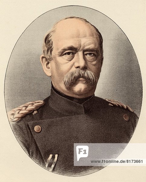 Otto Von Bismarck  Or Otto Eduard Leopold Prince Von Bismarck 1815-1898. Prussian Statesman German Chancellor