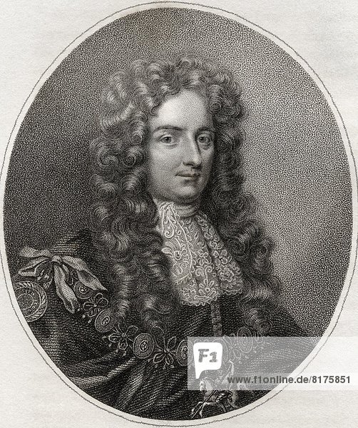 Laurence Hyde 1St Earl Of Rochester 1641 – 1711 English Statesman And Writer Engraved By Bocquet From The Book A Catalogue Of Royal And Noble Authors Volume Iv Published 1806
