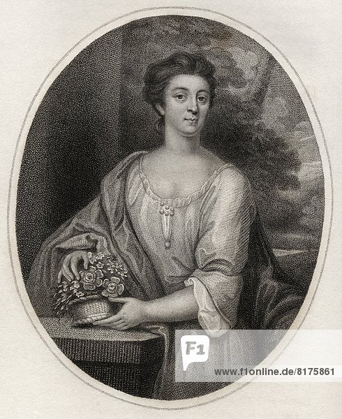 Francis Seymour Nee Thynne Duchess Of Somerset Countess Of Hertford 1699 – 1754 English Poet From The Book A Catalogue Of Royal And Noble Authors Volume Iv Published 1806