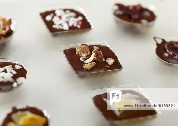 Assorted Chocolate Candies in Molds