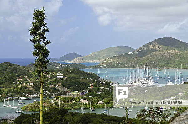 English Harbour und Falmouth Bay  Antigua  Kleine Antillen  Karibik  Amerika