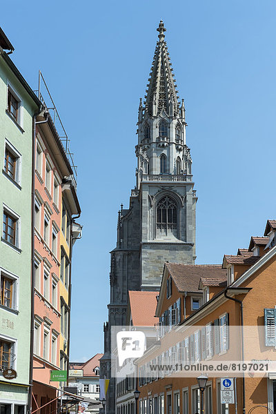 Deutschland  Baden Württemberg  Konstanz  Blick auf den Münster-Turm